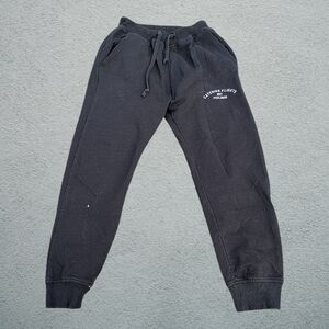 Women's  (Junior's) Dimepiece Black Sweatpants. Catching Flights Not Feelings